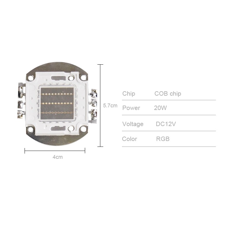 DC12V WS2811 High Power 20W RGB LED Pixel Dots Light Module 5pcs DC12V WS2811 High Power 20W RGB LED Pixel Dots Light Module 5pcs